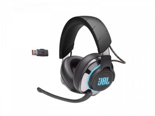 JBL Quantum 810 Gamer, zajszűrős, vezeték nélküli fejhallgató, fekete